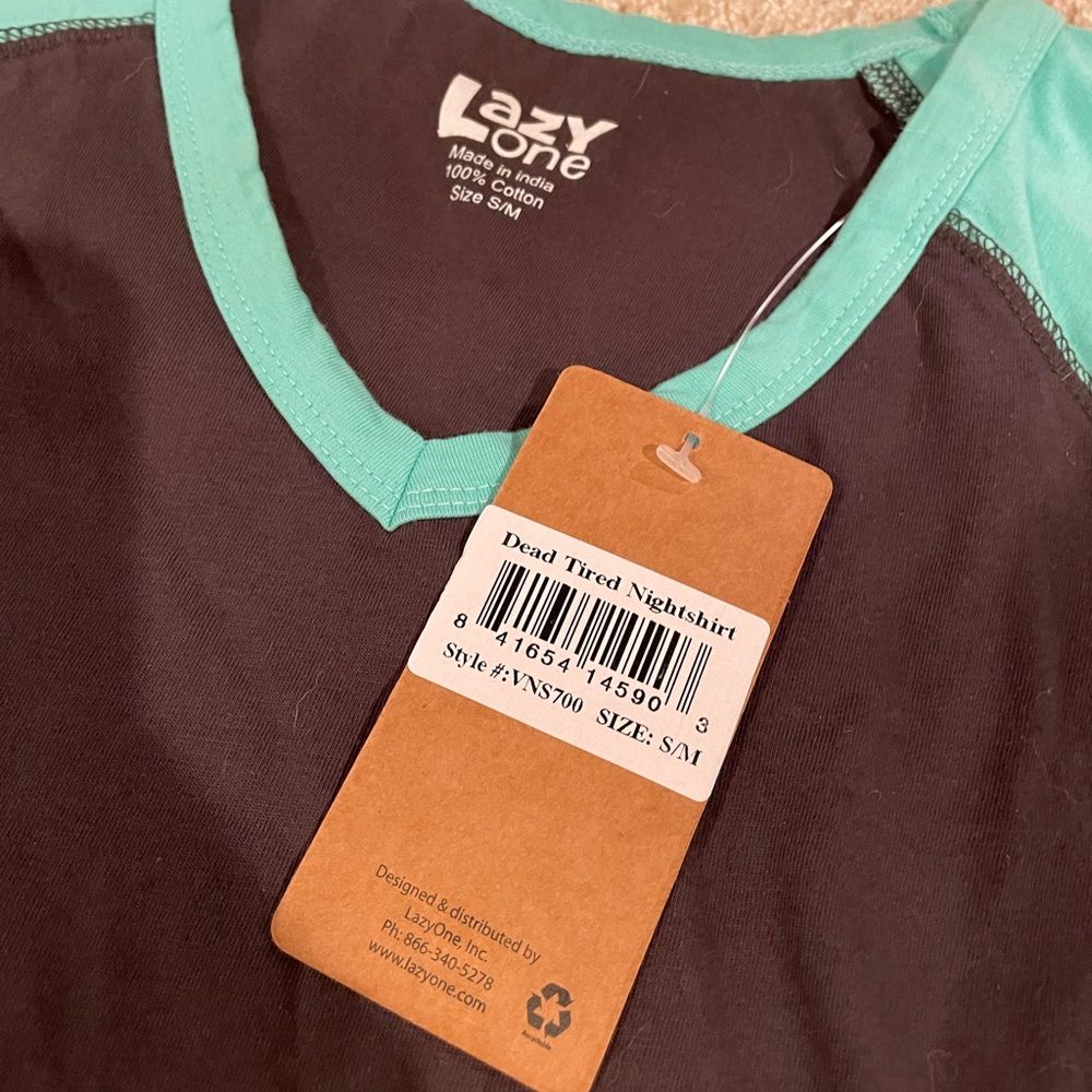 S/M Lazy One women’s night shirt